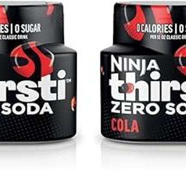 Ninja Thirsti Flavored Water Drops, 0 SODA Cola, Classic Soda Flavors, Sparkling or Still, Zero Calories, Zero-Sugar, Makes 17, 12oz drinks, WCFCOLAAM,(Pack of 6)