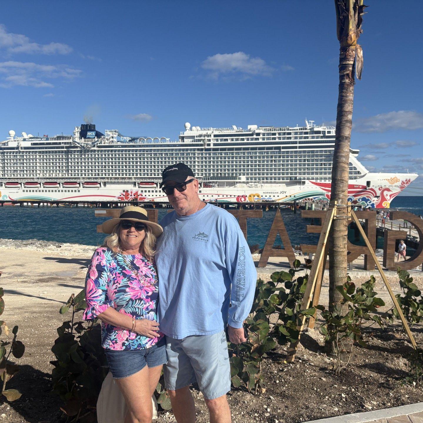 Bahamas - 2025.  We loved the warm sun and cool breeze!