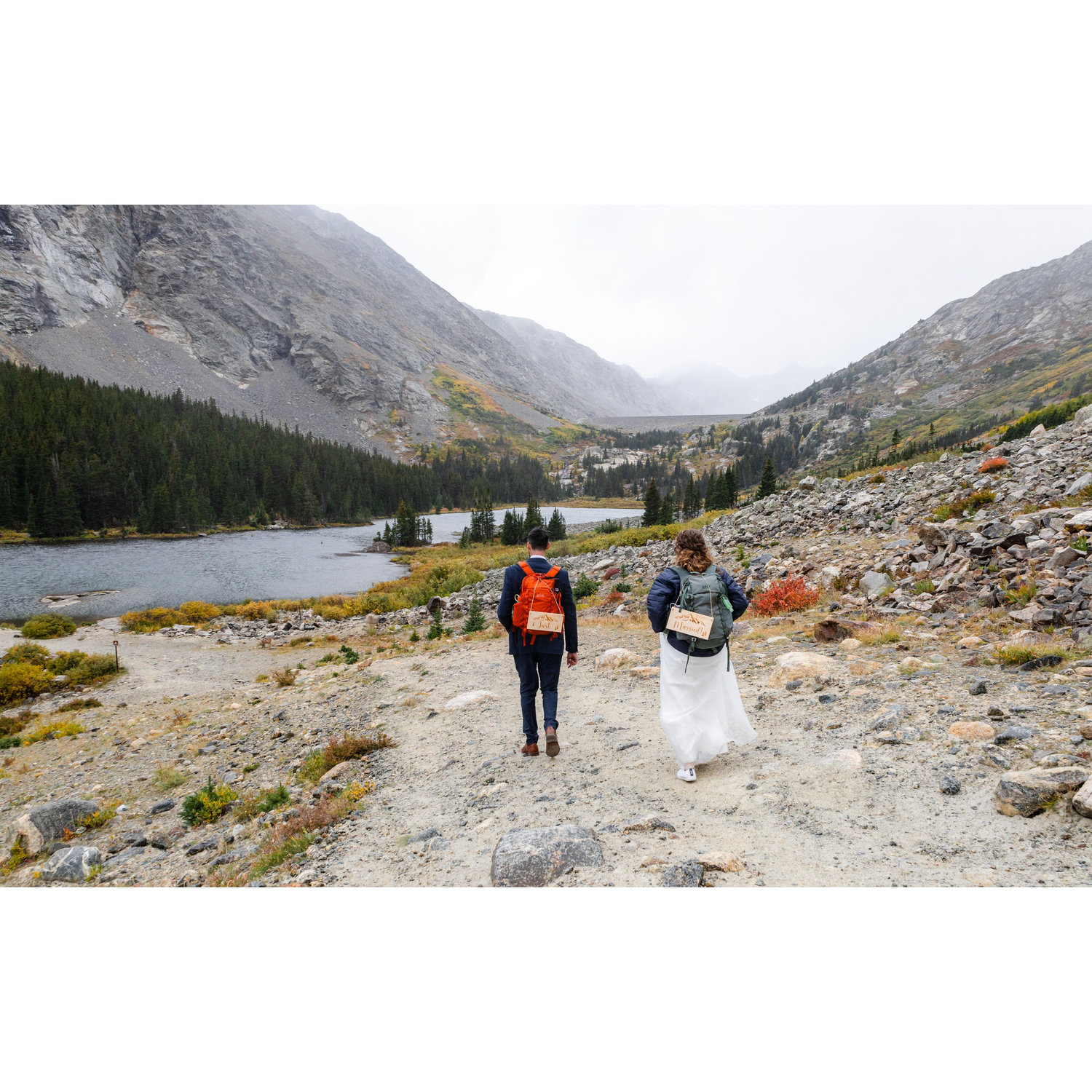 Our original plans included hiking to Blue Lakes for a pizza and beer picnic, but the weather had other plans.