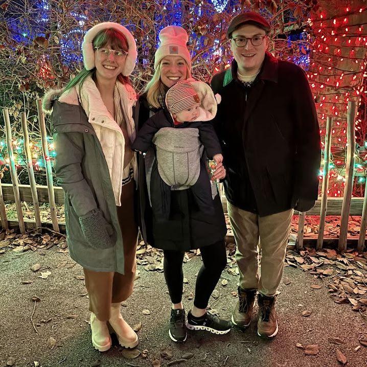December 23, 2024 - Christmas at the Zoo with Anthony's sister, Alainey and nephew, Carter!