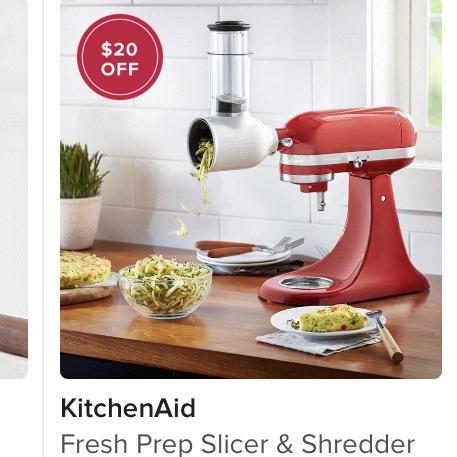 Kitchen Aid - Fresh prep slicer & shredder attachment