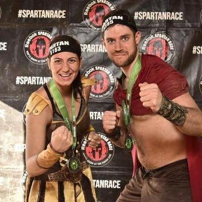 2016 - We ran a 13-mile Spartan obstacle course mud run decked out as, well, spartans of course!