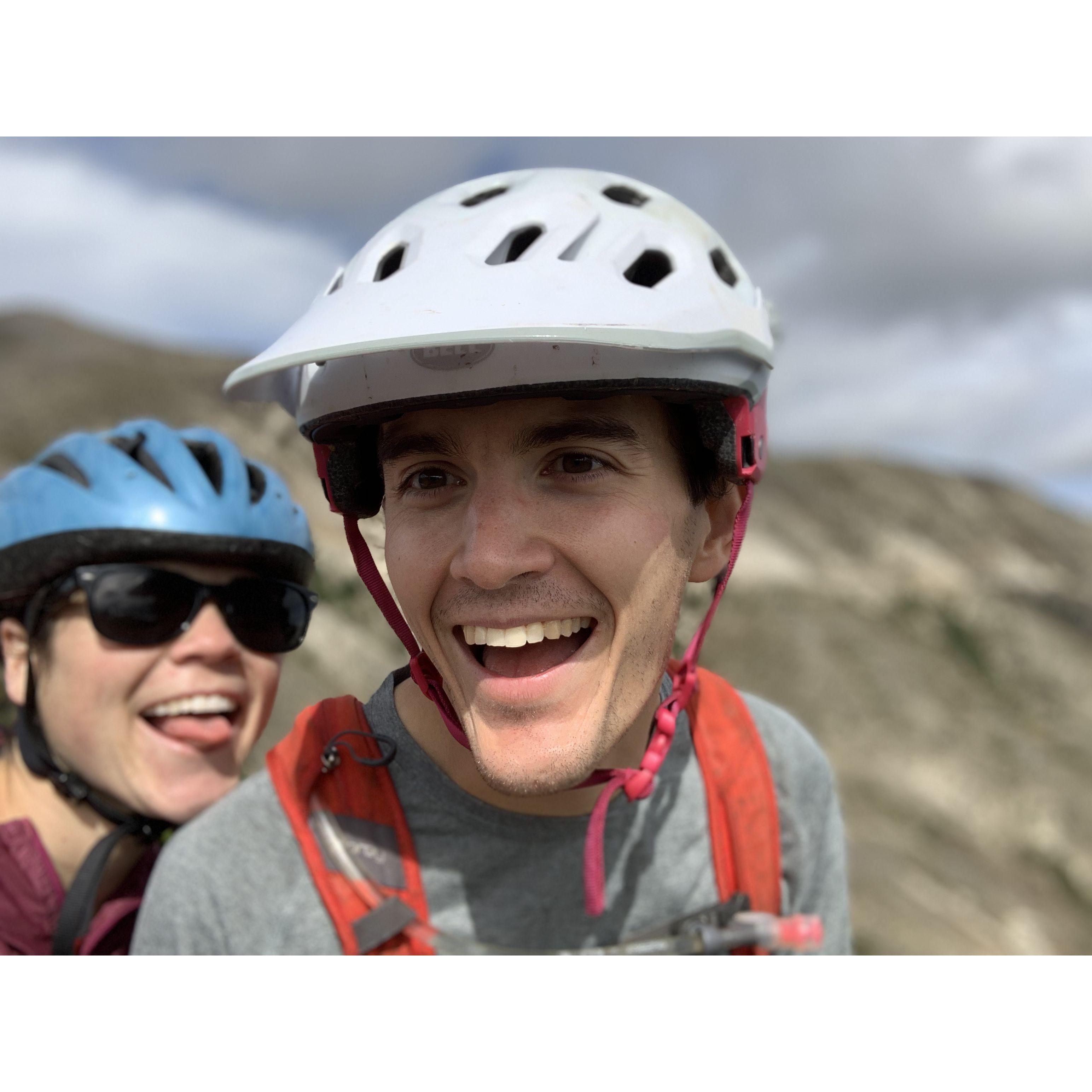 Riding at Mt. St. Helens for Austins birthday.