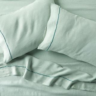 Merrow 4-Piece Stitch Crisp Hemp Sheet Set