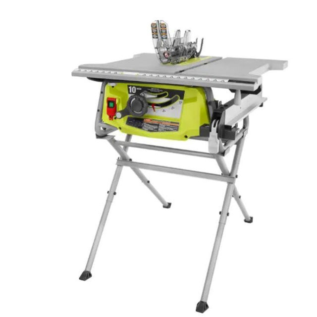 RTS12 Fits For RYOBI 15 Amp 10 in. Compact Portable Corded Jobsite Table Saw with Folding Stand