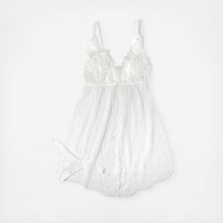 Victoria Chemise With G-String