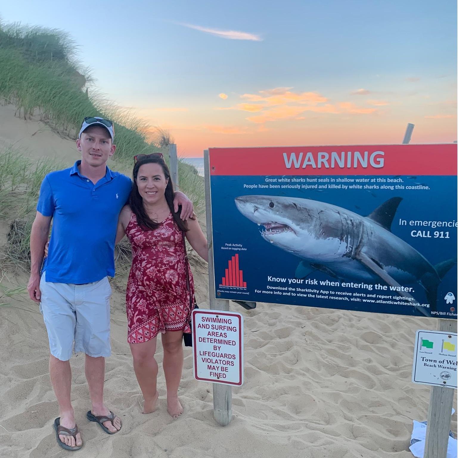 We love visiting Leigh Anne's cousins in Cape Cod every summer. While we have seen lots of seals, we are still hoping to someday see a shark