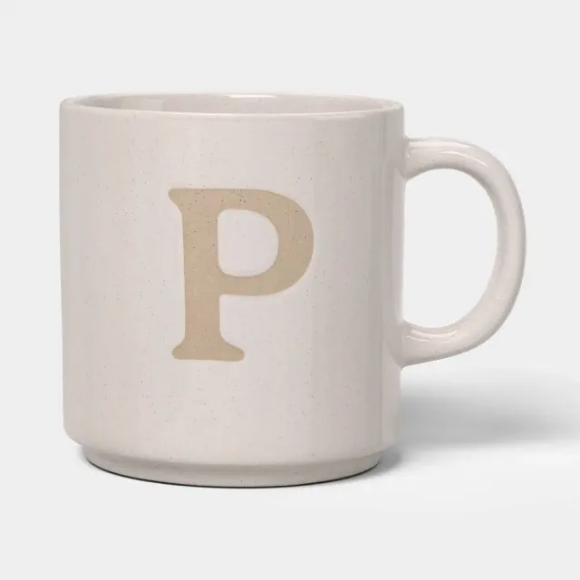 16 fl oz Monogram P Mug