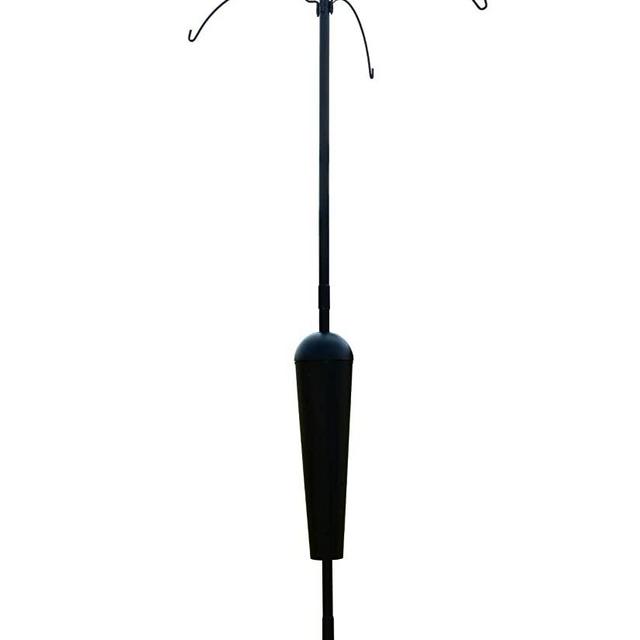 Squirrel Stopper Sequoia Squirrel Proof Pole System with 4 Hanging Stations - Pole System ONLY
