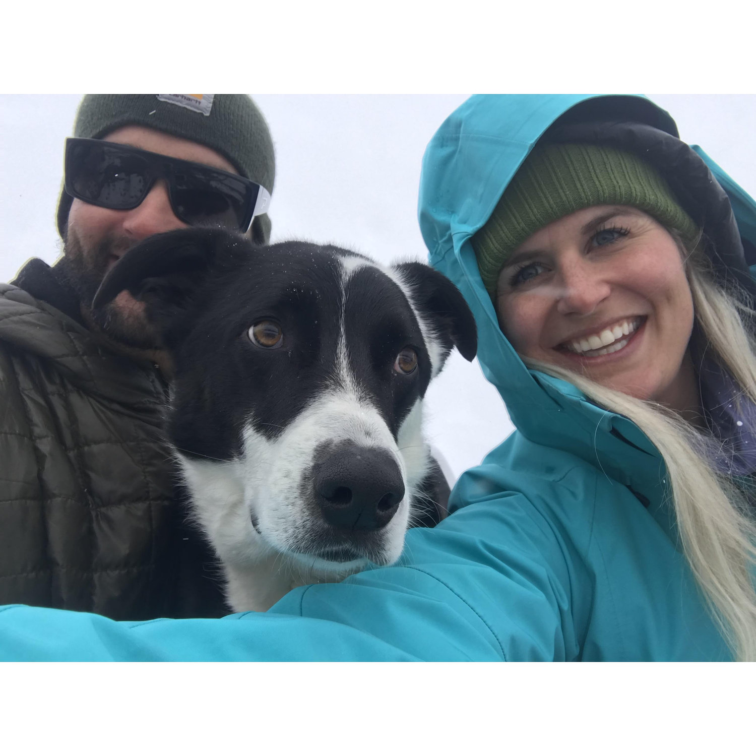 First photo together on a trek back to a hot springs.