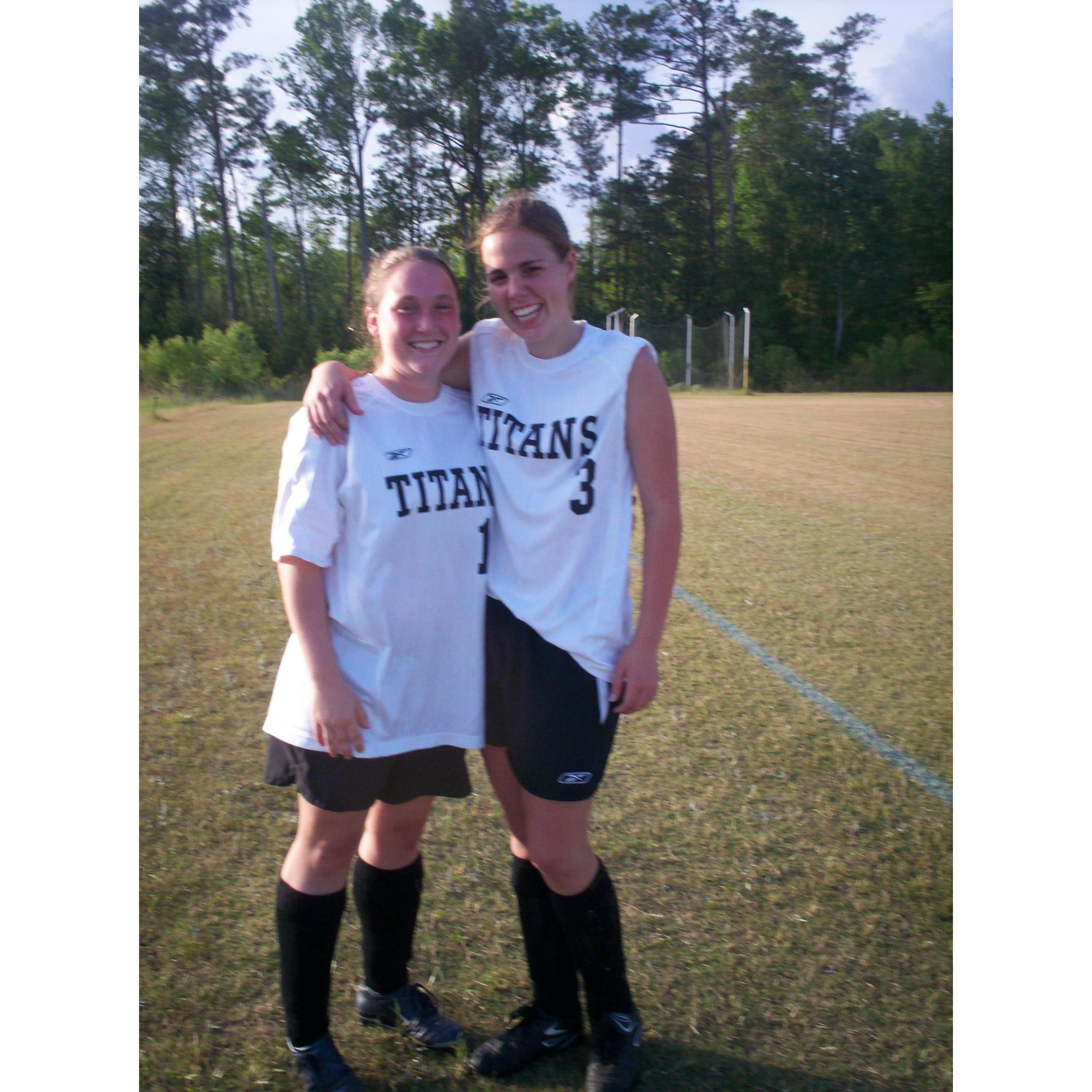 High school Soccer Team. 2008