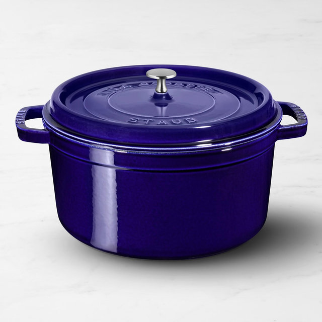 Staub Dutch Oven (5.5 qt, Sapphire Blue)