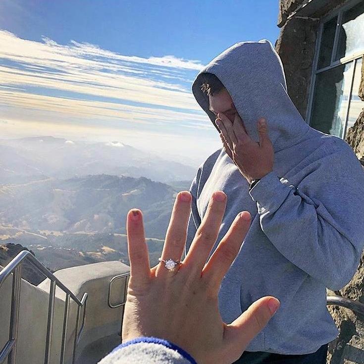 Proposal! September 29, 2018 at Mount Diablo Summit