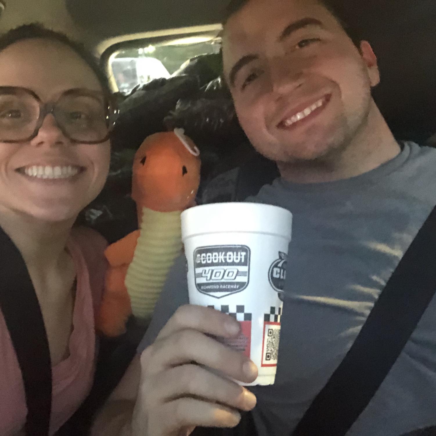 We were just going for a milkshake but ended up with mulch and a dog toy ... AND a milkshake