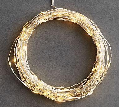Mini Led String Lights, Silver - 50 Ft