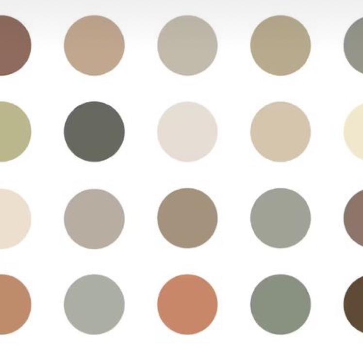 Reference to warm, earth tone colors.