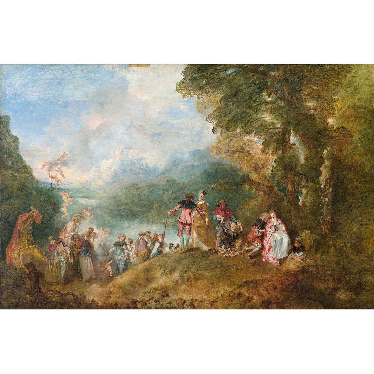 The Embarkation for Cythera – Jean Antoine Watteau, 1717