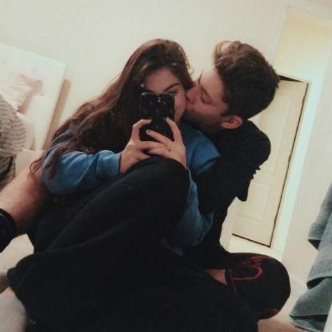 Sophia's phone lock screen throughout high school