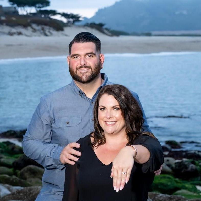 Brandon surprised me with a photographer on the day of our engagement! The photographer was hiding in the bushes capturing the best I've been waiting for.