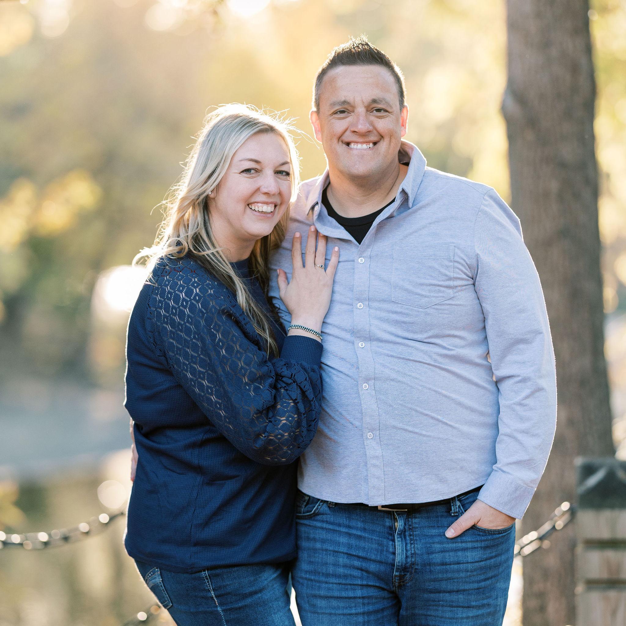 Engagement Shoot with our wedding photography, Melissa Schroeder Photography - https://www.melschroederphoto.com/