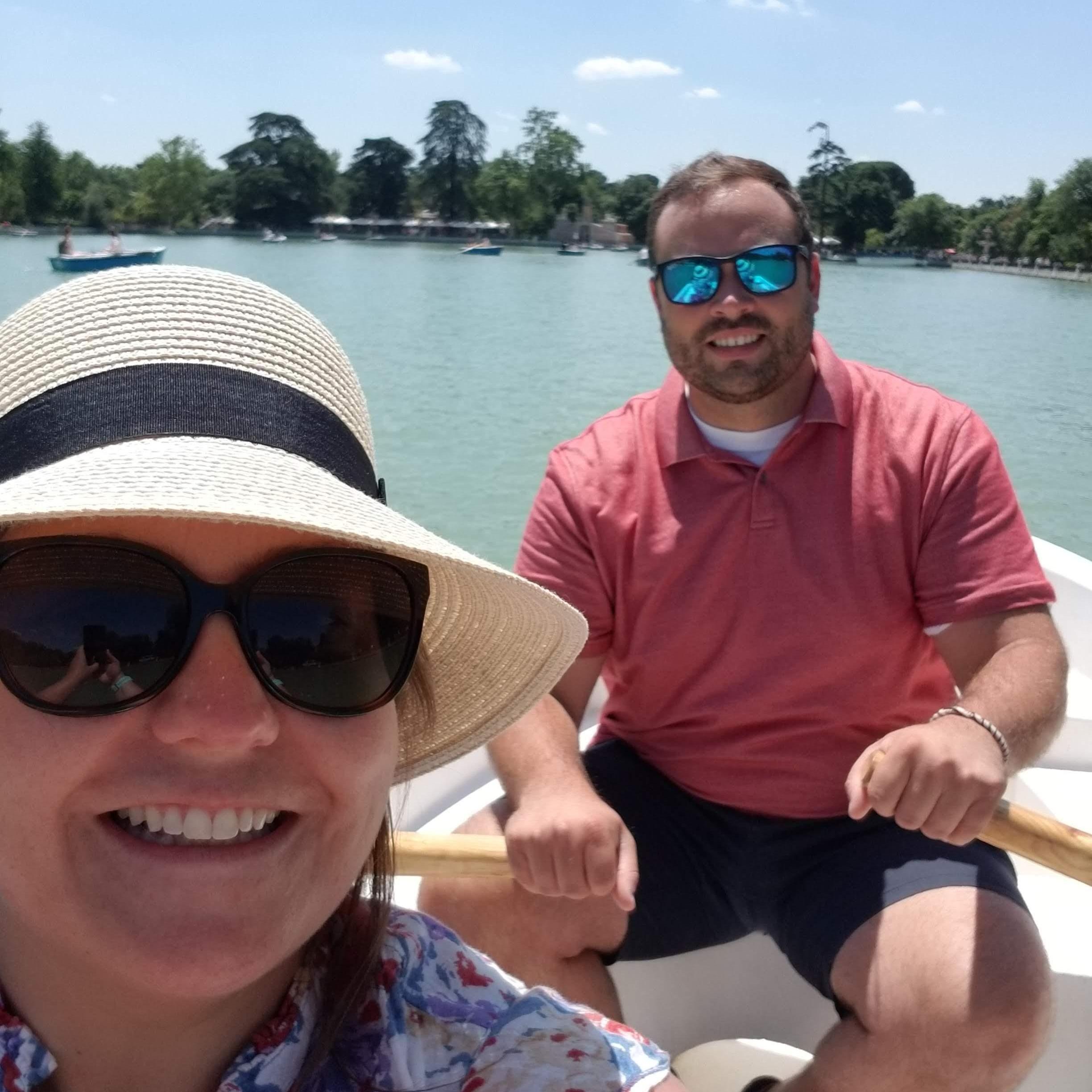 Estanque in Parque de Retiro, Madrid, Spain, June 2018
