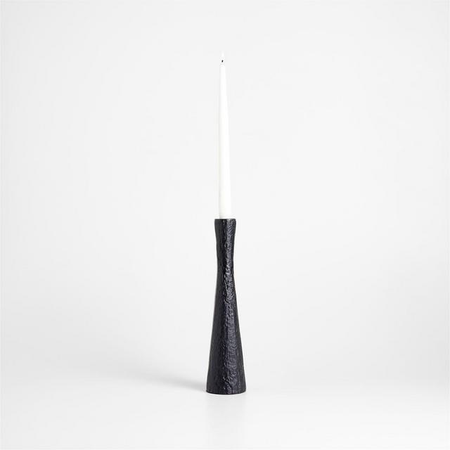 Kin Black Metal Taper Holder 13"