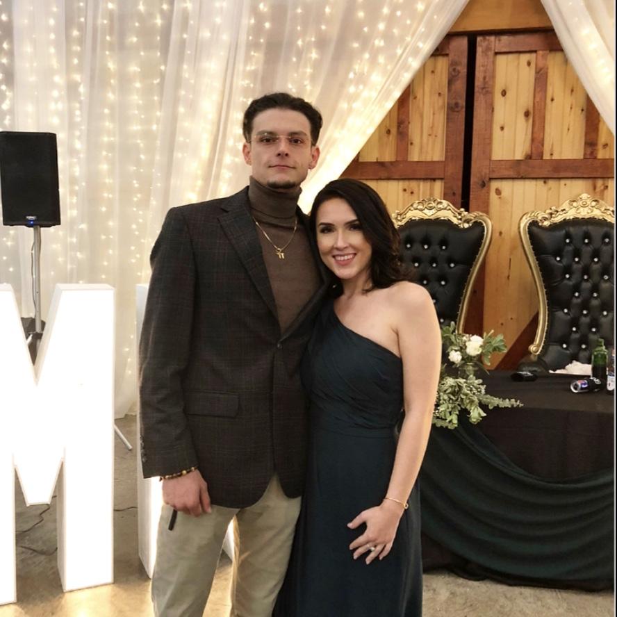 Victoria's wedding. I was her MOH, she is now my Matron of Honor.