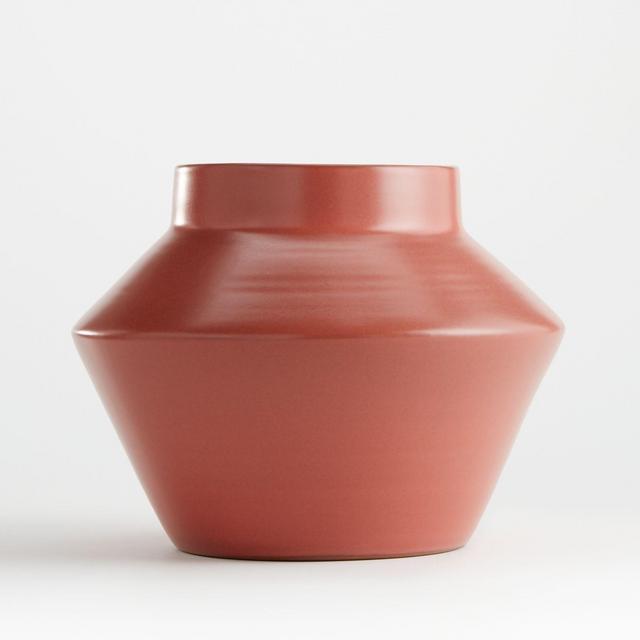 Izma Angled Dusty Rose Vase