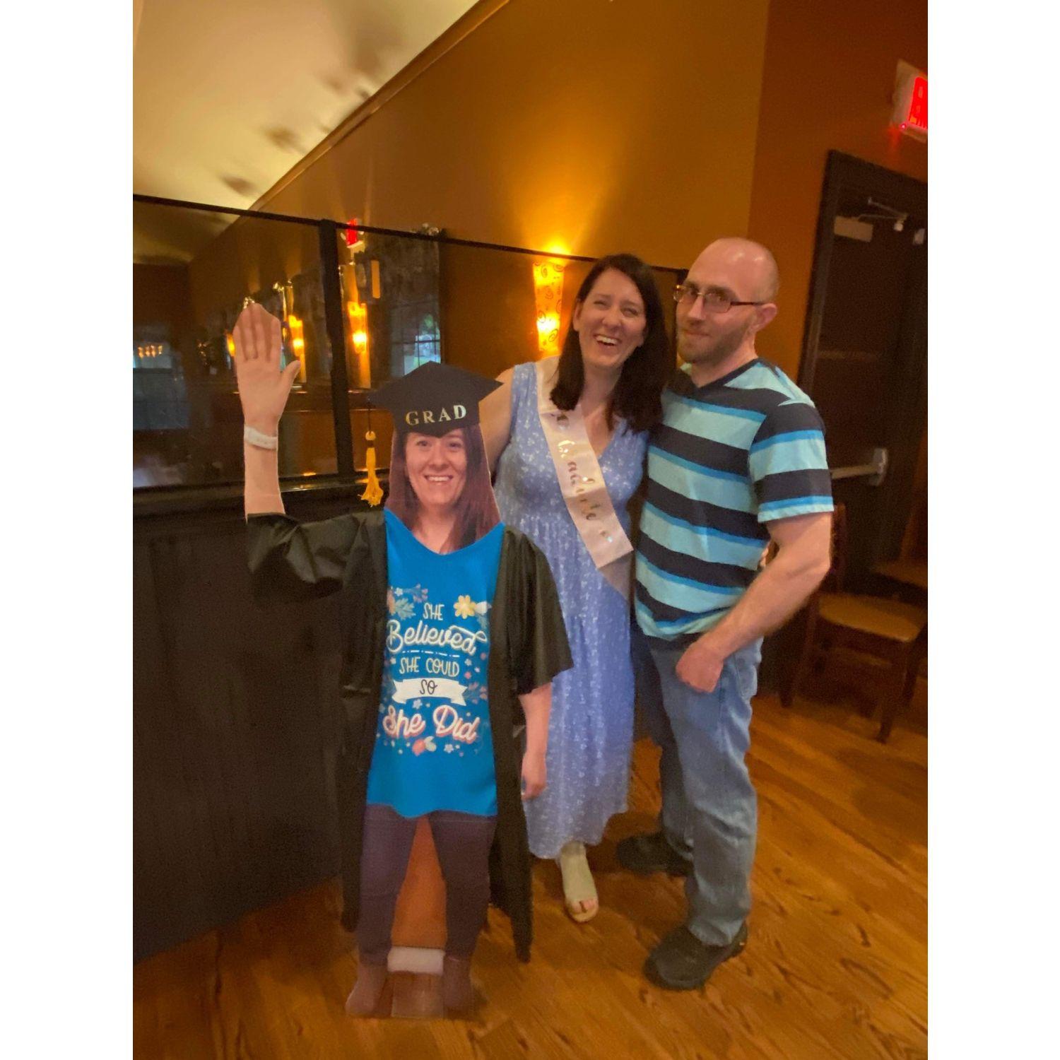 Danny was incredibly supportive throughout my Bachelors degree and helped push me over the finish line.