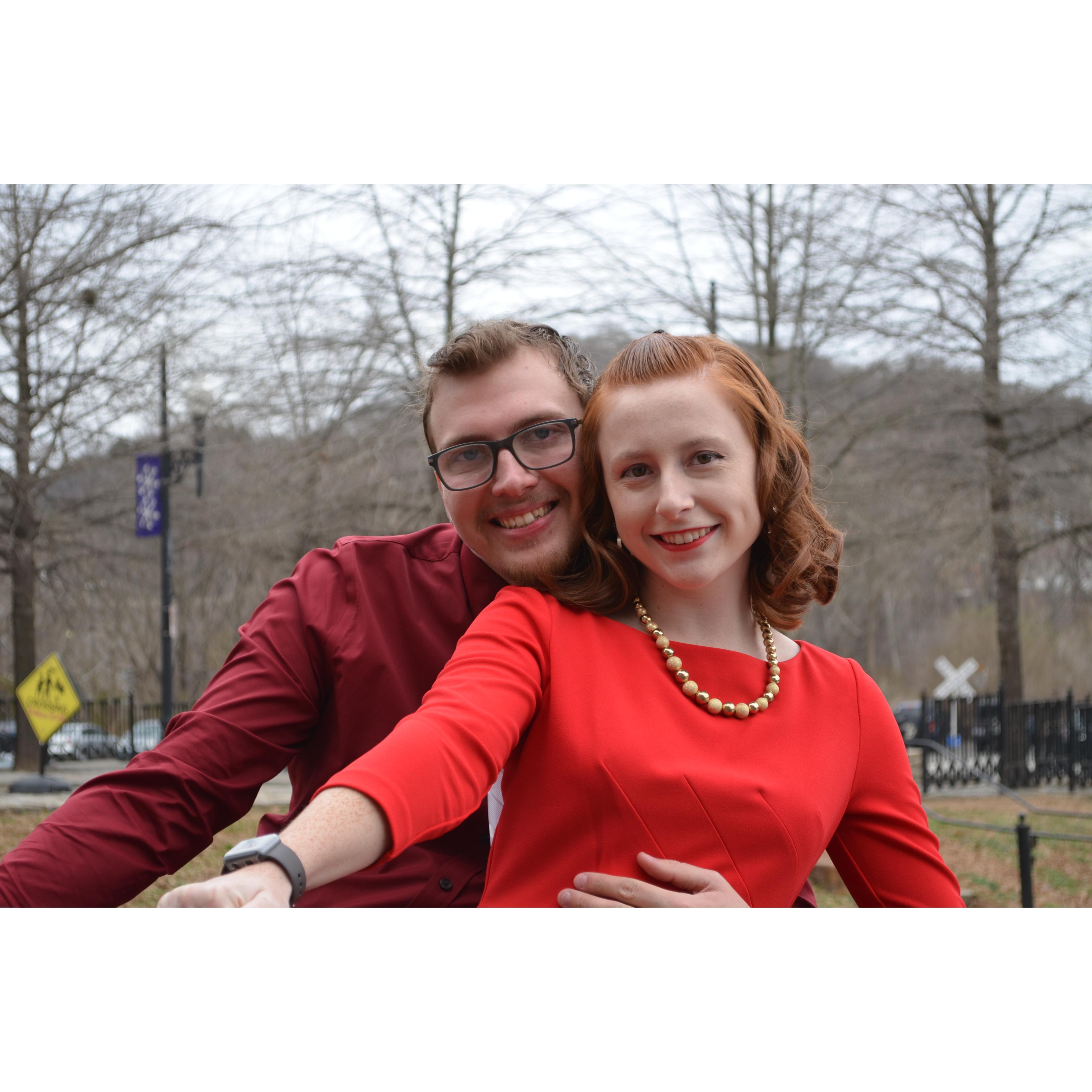 Our first Valentine's Day together