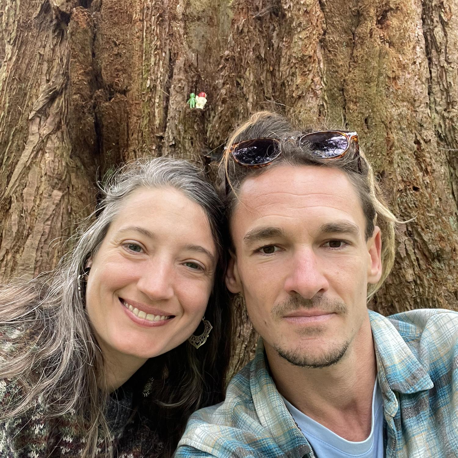 Matthew’s first sighting of a giant redwood! England, 2023