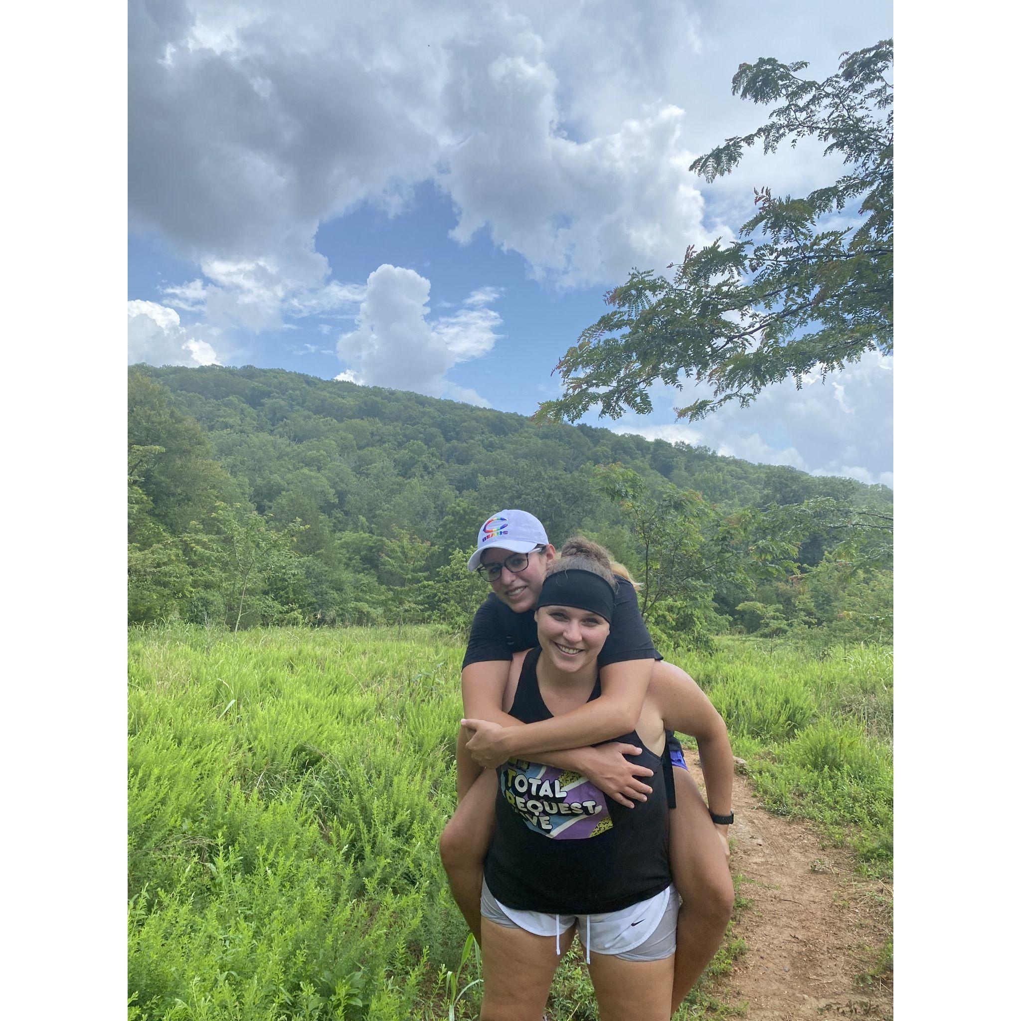 Devils Den Hiking, Arkansas- July 2021