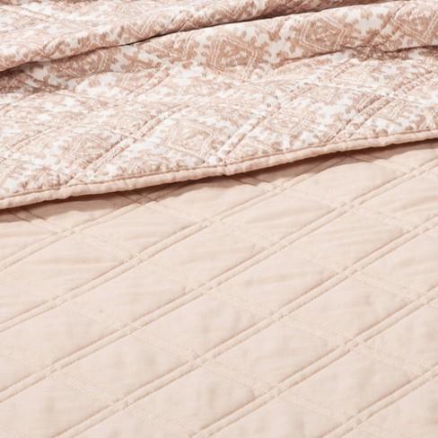 Target QUEEN 5pc Cole Stitched Chambray Queen Quilt Set - Sale