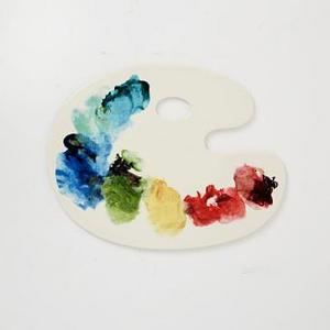 Fishs Eddy Cheese Tray, Artist Palette