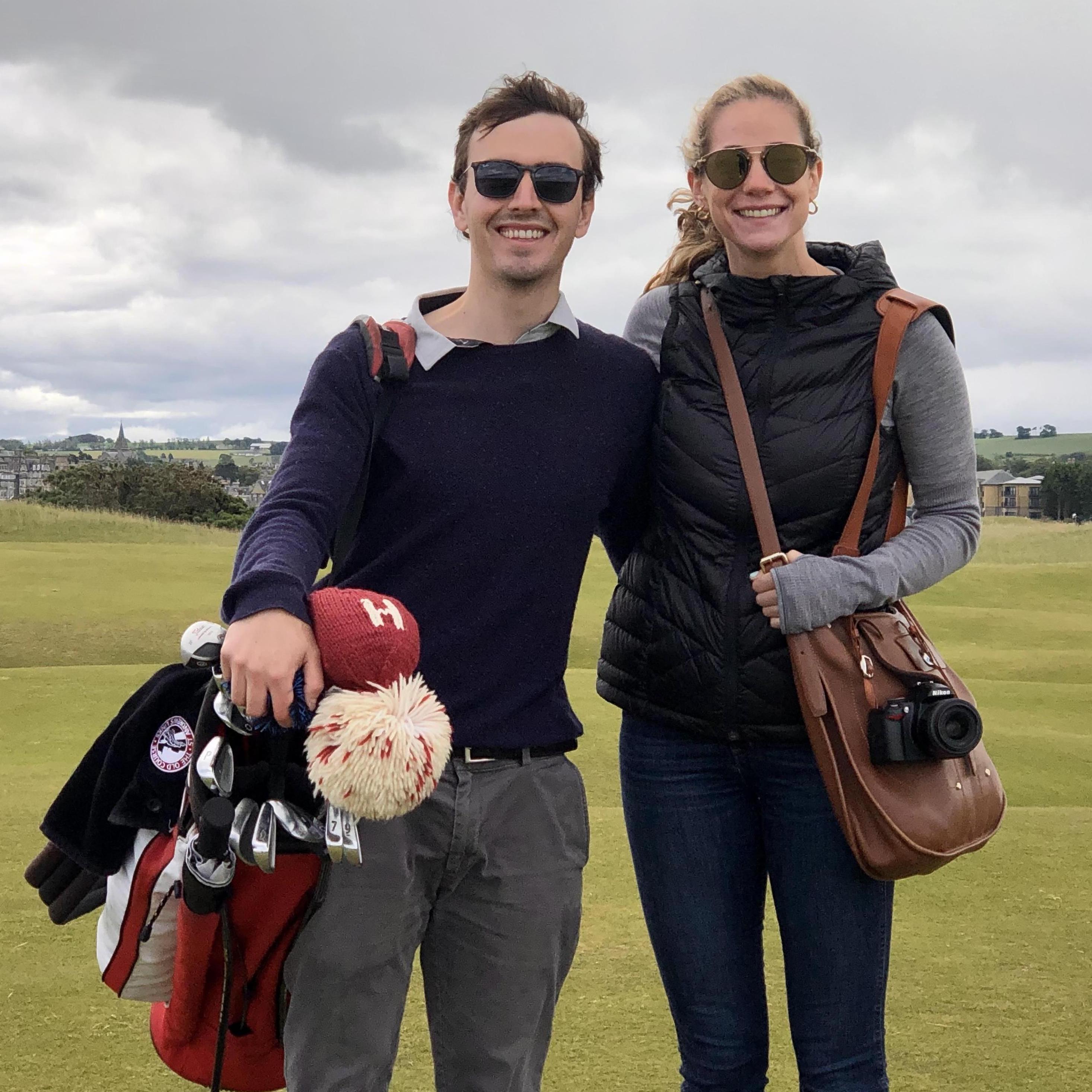 Golfing in Scotland