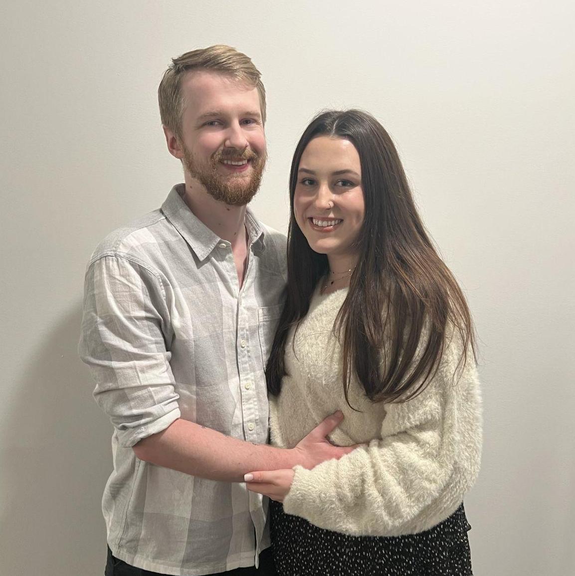 Thanksgiving 2022, Robby bought Chloe's engagement ring the day after this photo was taken!