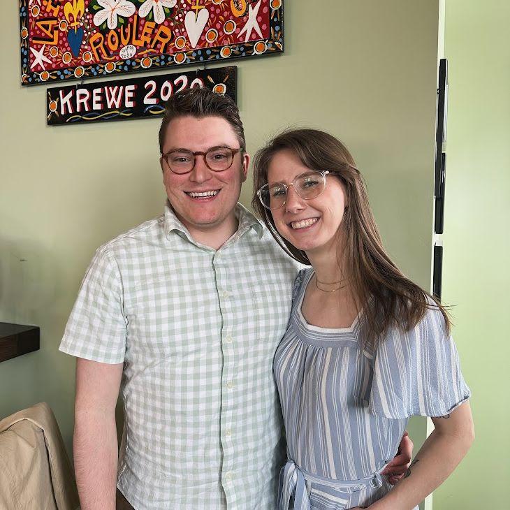 May 31, 2024 - Easter brunch at Krewe (where Anthony is now a bartender!)