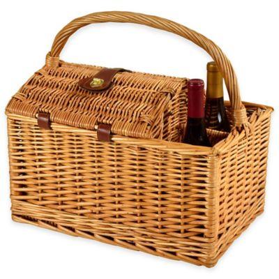 Picnic at Ascot Vineyard Willow Picnic Basket for 2