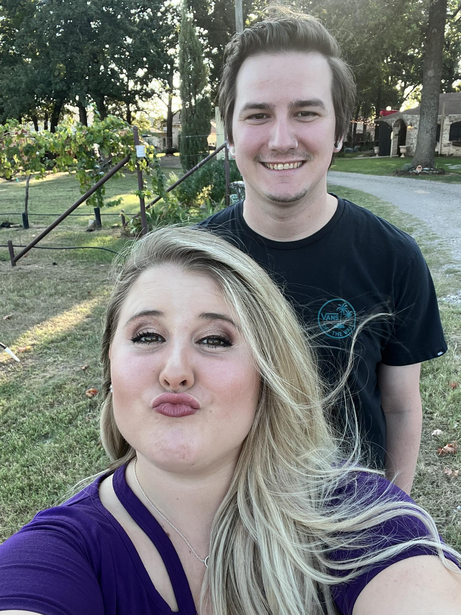 Our 7 year anniversary dinner! We went to a local winery and had an amazing time!