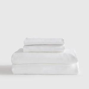 Organic Bamboo Viscose Sheet Set in White