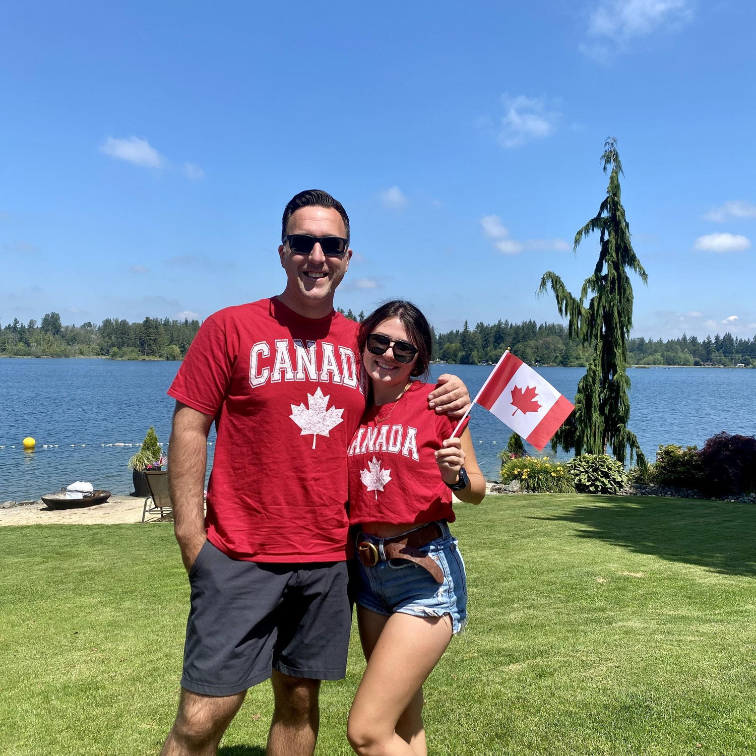 Happy Canada Day! Paulina always comes prepared to celebrate!