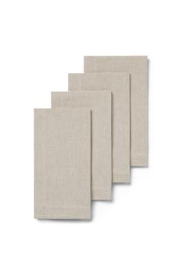 Piglet in Bed European Linen Napkins, Set of 4