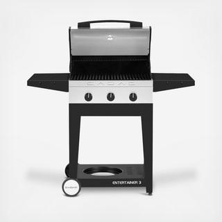 Entertainer Propane Gas BBQ Grill With 3 Burners