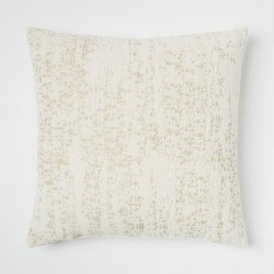 Woven Chenille Square Throw Pillow Cream - Project 62™