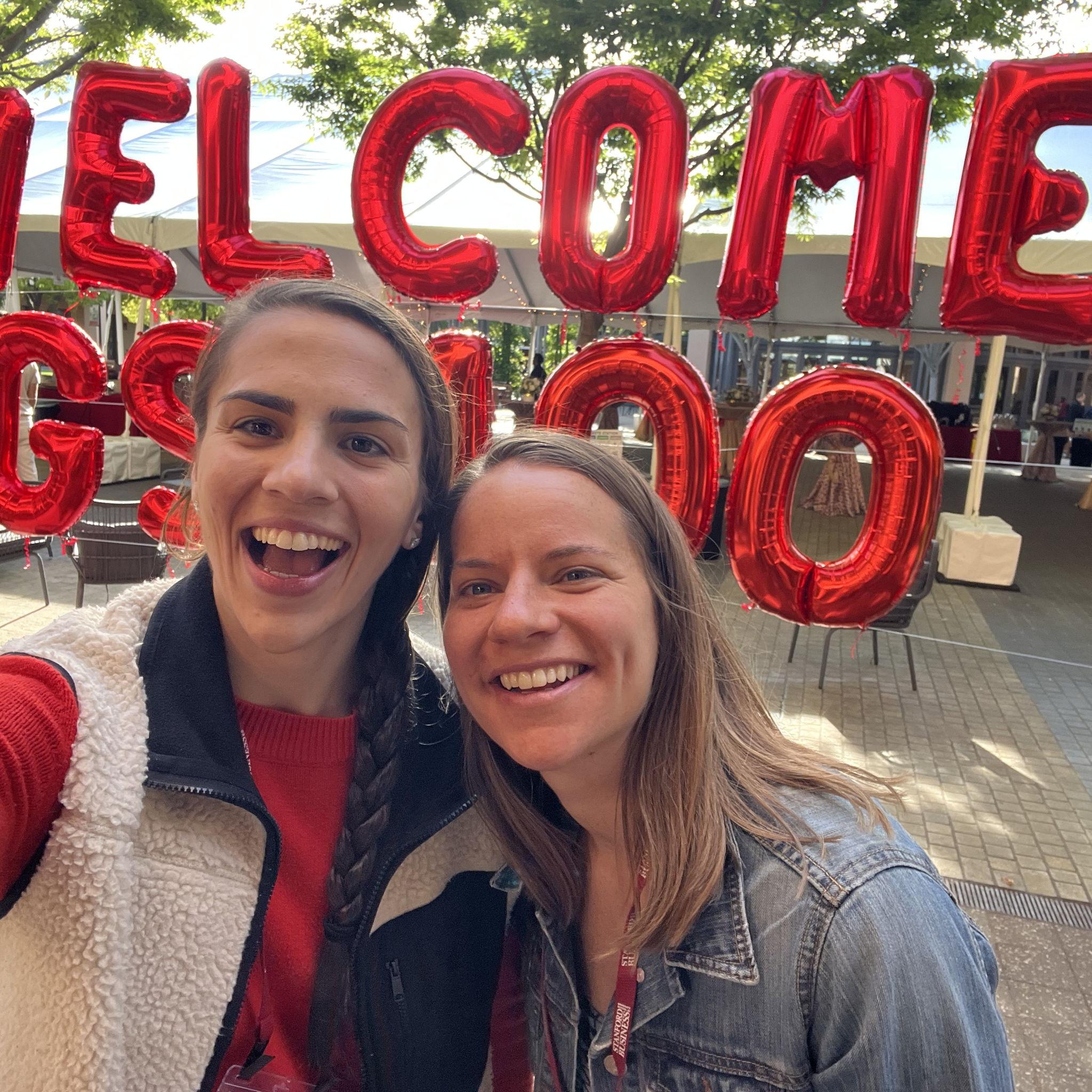 Stanford reunion!! Amazing people, and amazing chocolate mousse.