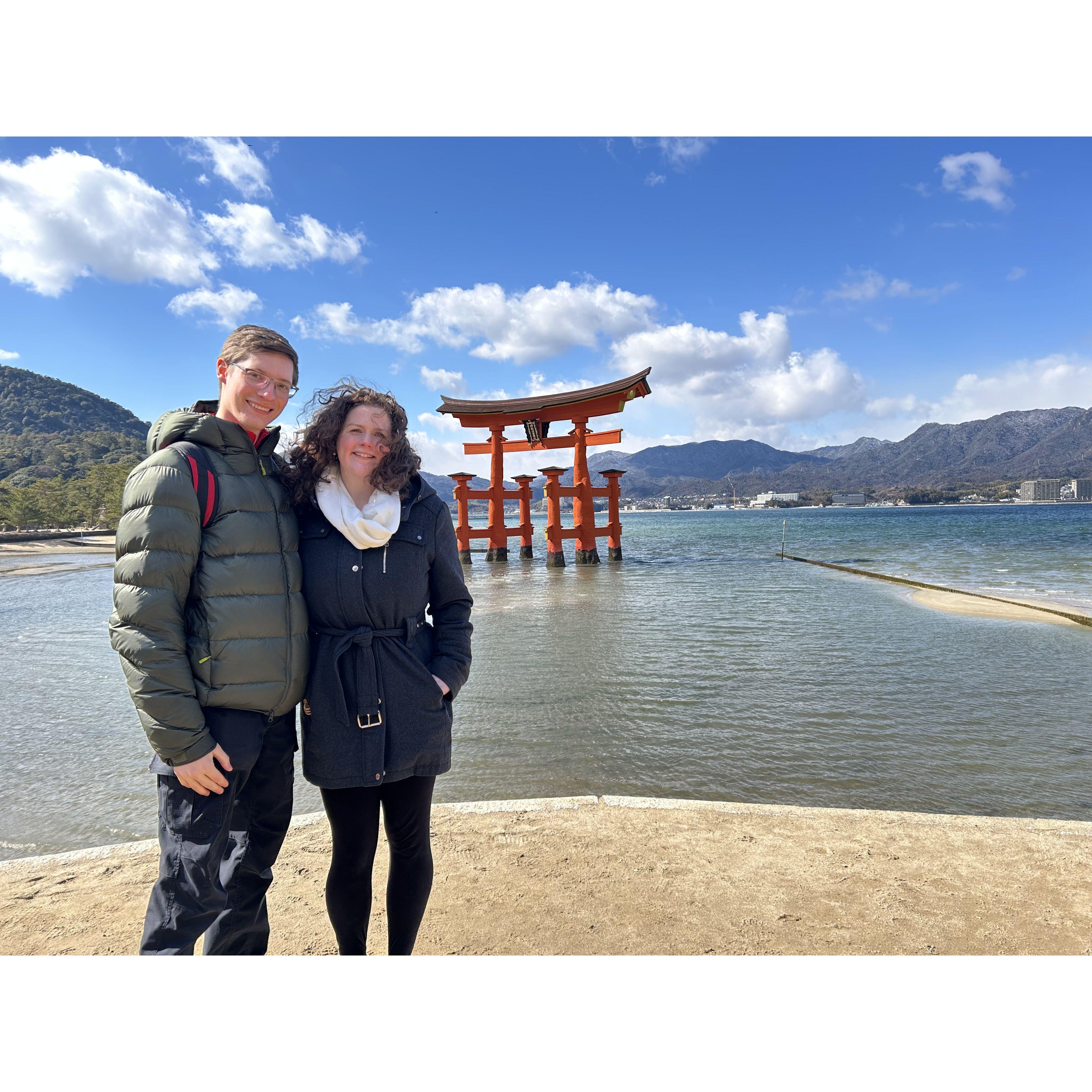 What a view, especially with the love of my life - Torii arches, Japan