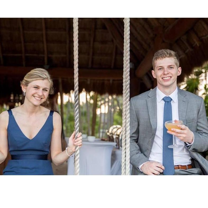 At Tom and Monica's wedding, 2016