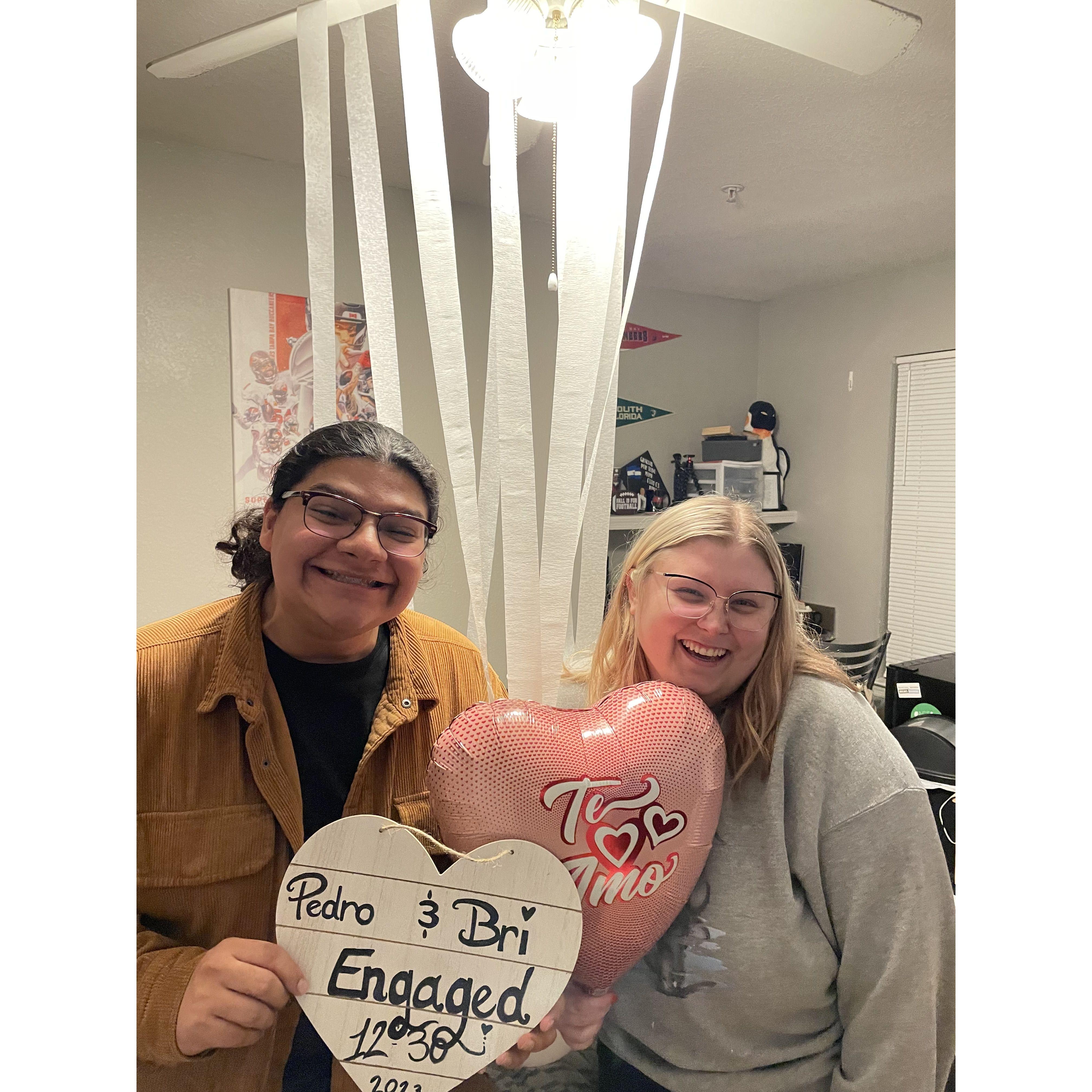 Our friends put together a little celebration when we got back from Pittsburgh for our engagement!
