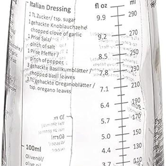 Leifheit Salad Dressing Shaker, Black/Transparent