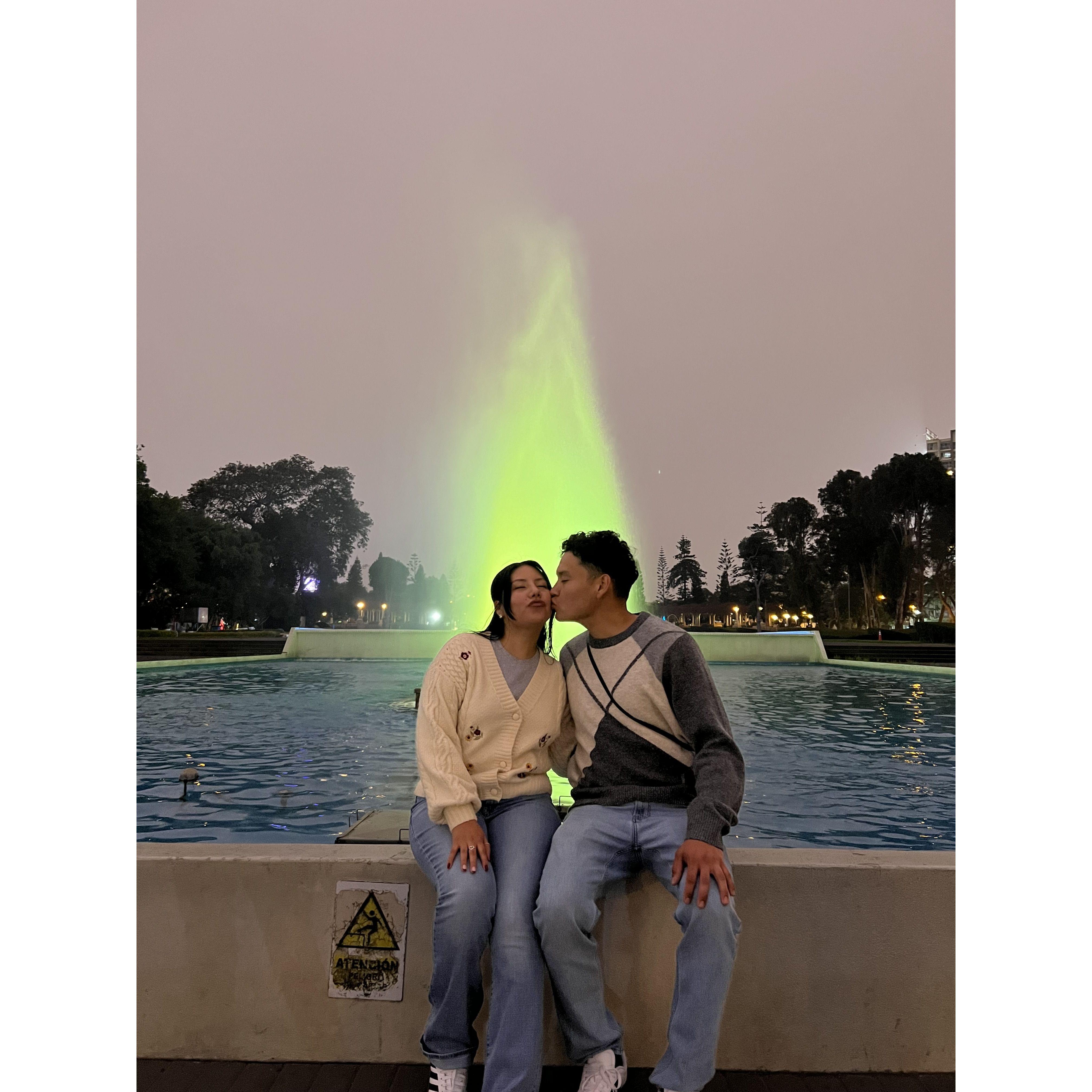 our first time in lima as a couple